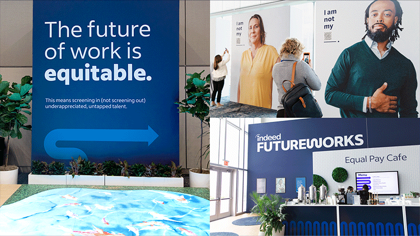 Buzzworthy Interactive Installations from Indeed FutureWorks 2022 article